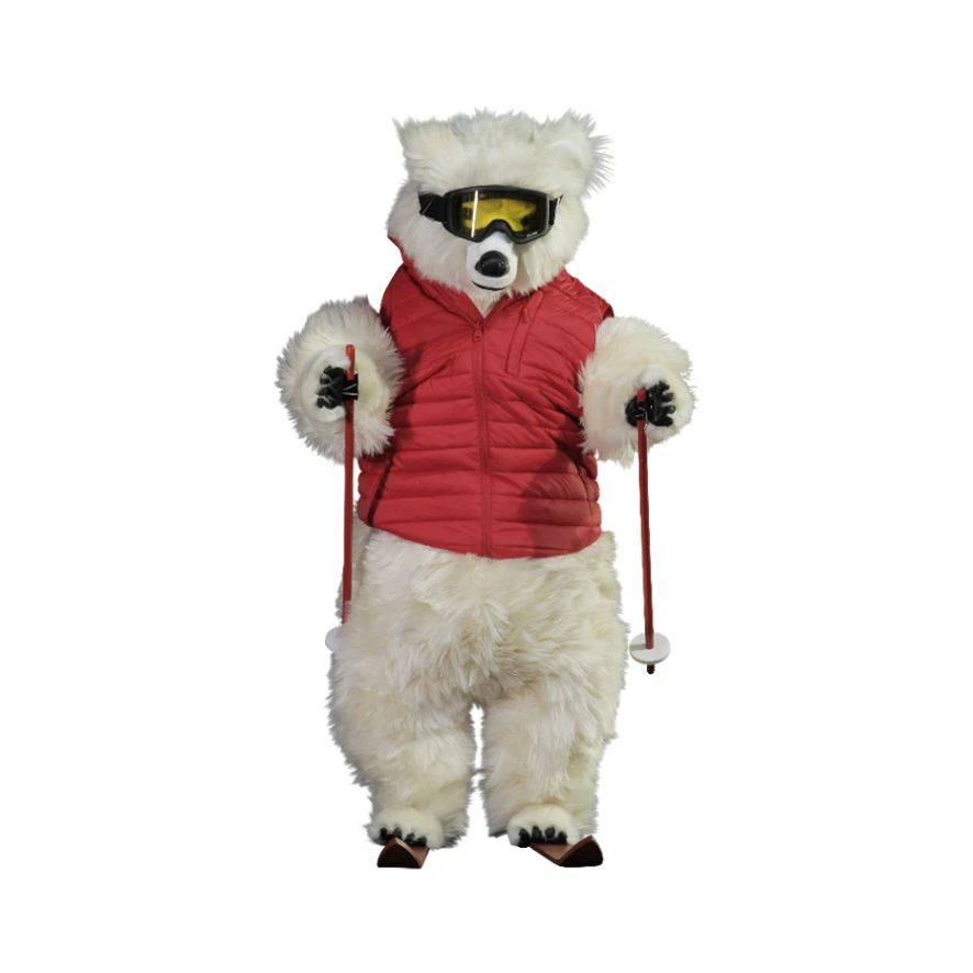 OURS BLANC LÉON SKIEUR