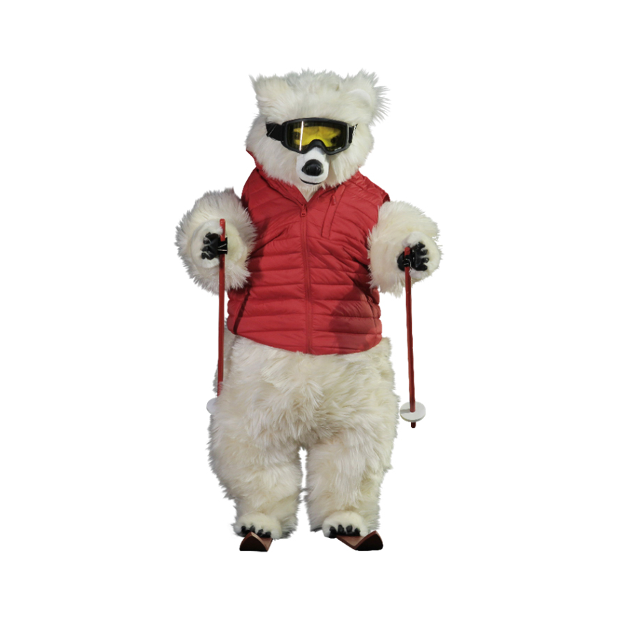 WHITE LION SKIER