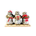 TROIS MARMOTTES DE NOËL