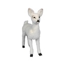 STANDING WHITE FAWN