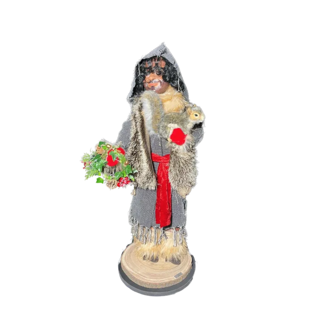 [25790N] CHRISTMAS ELF GAUVIN AND SQUIRREL