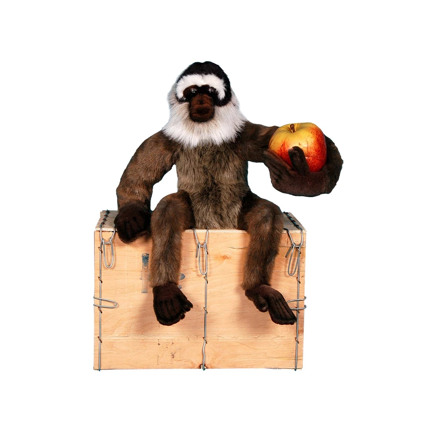 [28337] SITTING MONKEY WITH APPLE