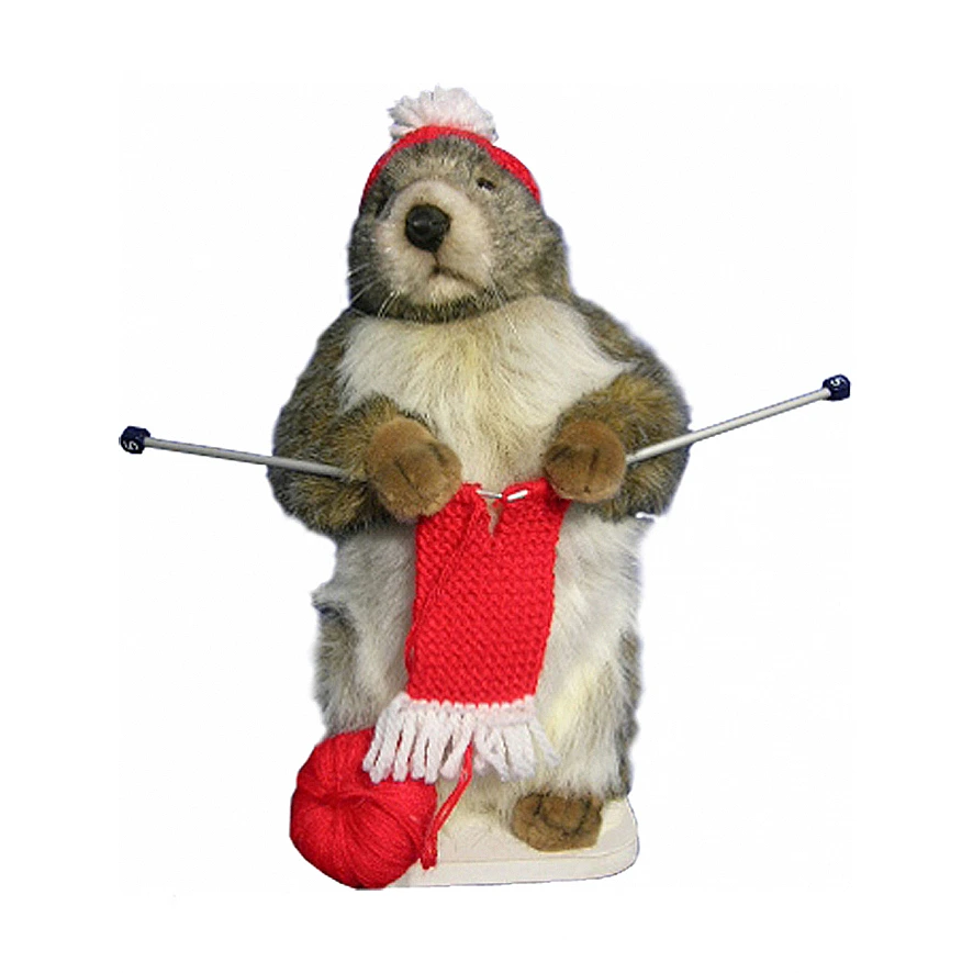 MARMOTTE QUI TRICOTE