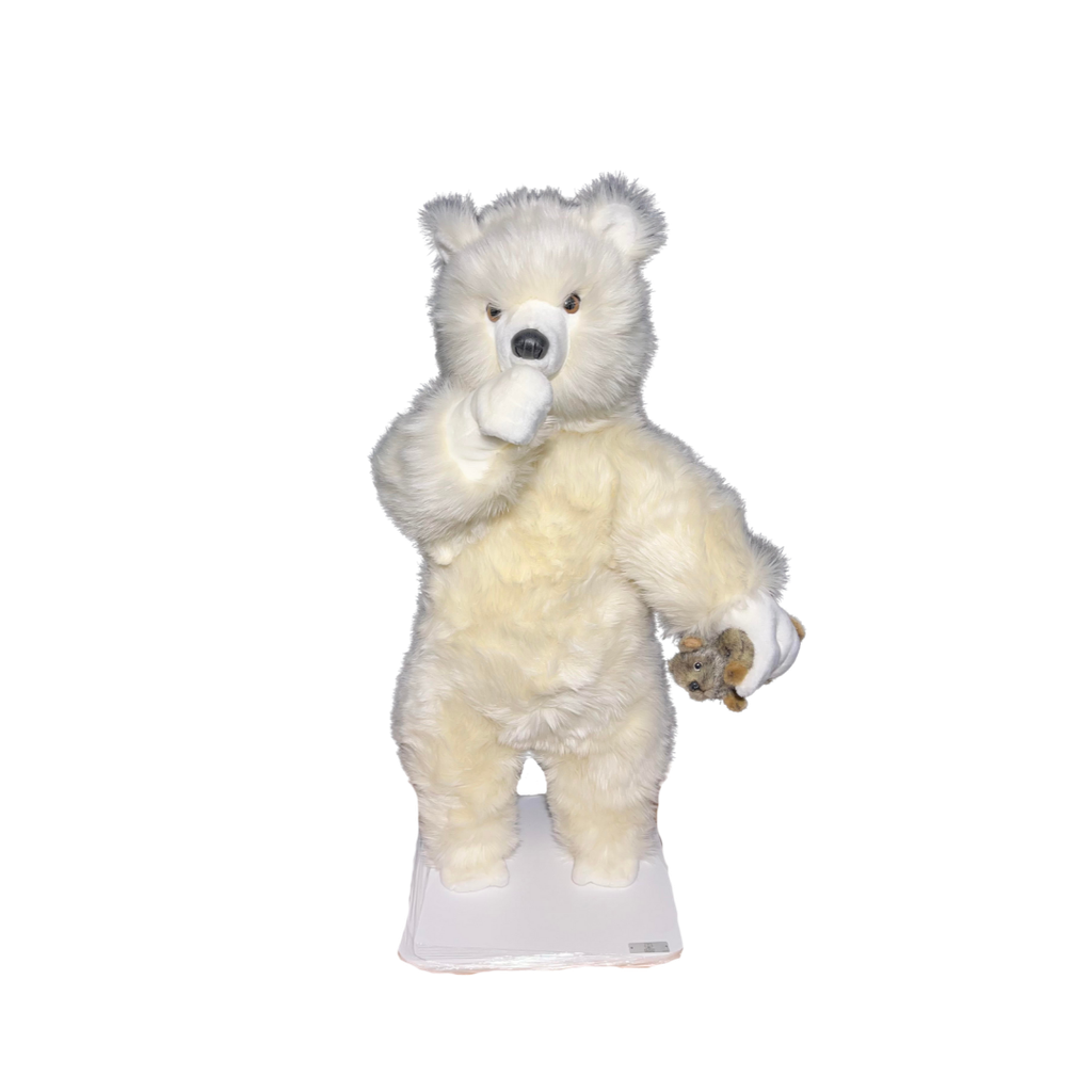 [26277L] OURS BLANC LÉONARDO DEBOUT