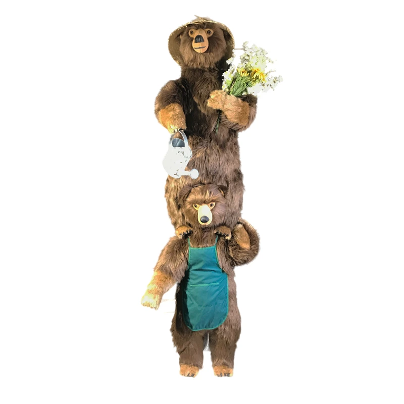 [25237] OURS BRUN LÉO ACROBATES PRINTEMPS