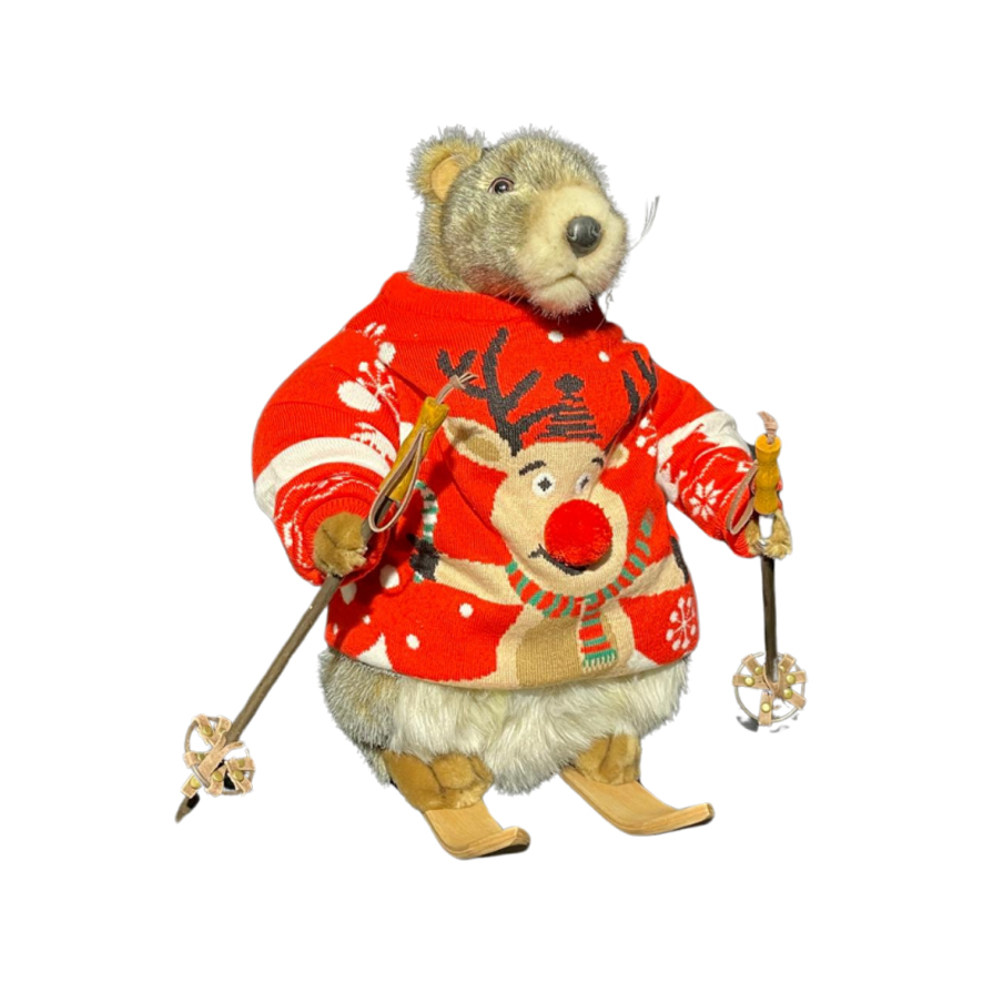 Marmotte ski pull de Noel