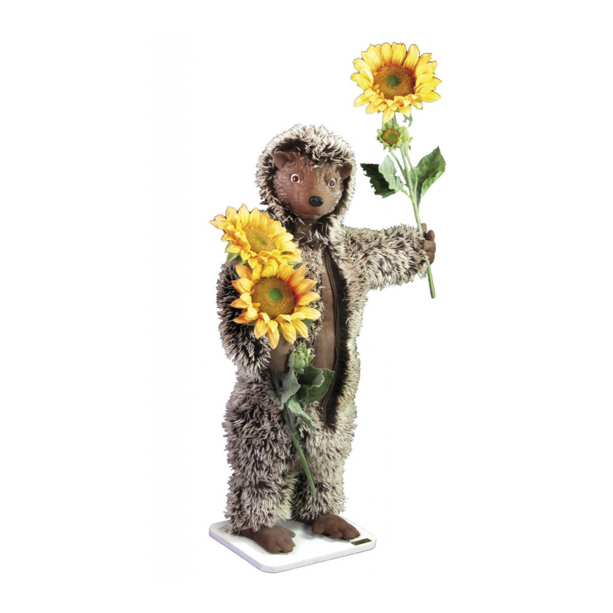 [15520] HERISSON DEBOUT TOURNESOL