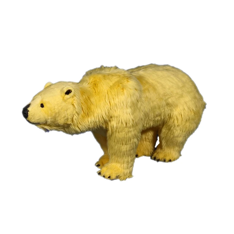 [50007J] YELLOW POLAR BEAR WITH FOUR PAWS