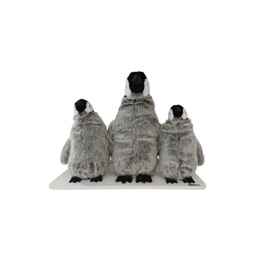[19638] PINGOUINS PETITS PAR TROIS DE FACE