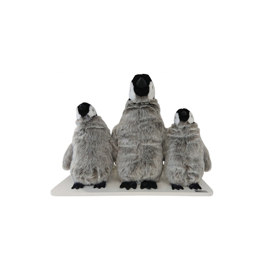 [19638] PINGOUINS PETITS PAR TROIS DE FACE