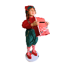 LUTIN DU PERE NOËL DEBOUT BOITE AUX LETTRES
