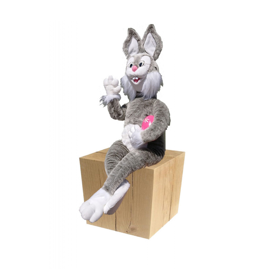 LAPIN JEAN GRIS ASSIS