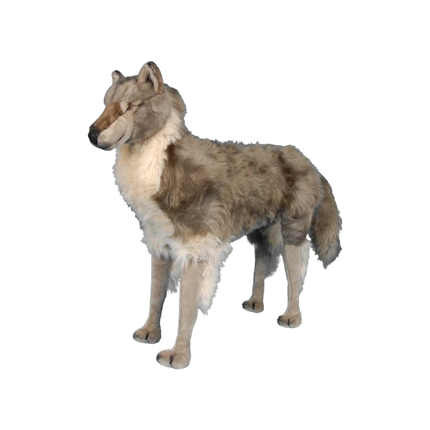 [11413L] GRAY STANDING WOLF