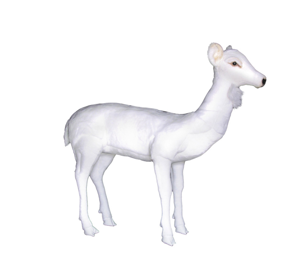 BICHE BLANCHE DEBOUT D'OCCASION
