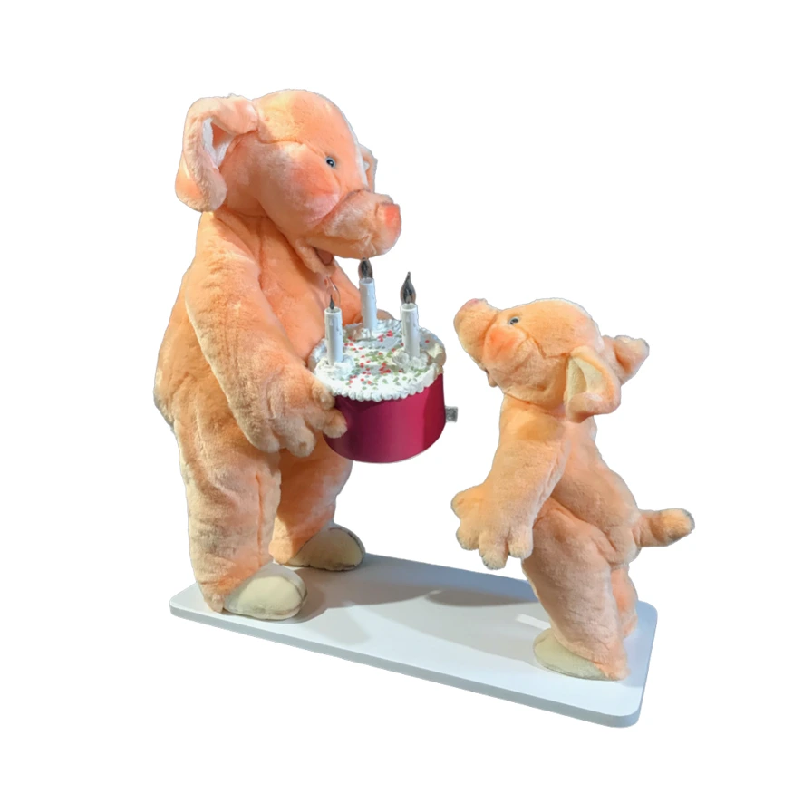 [12454] COCHON JOYEUX ANNIVERSAIRE
