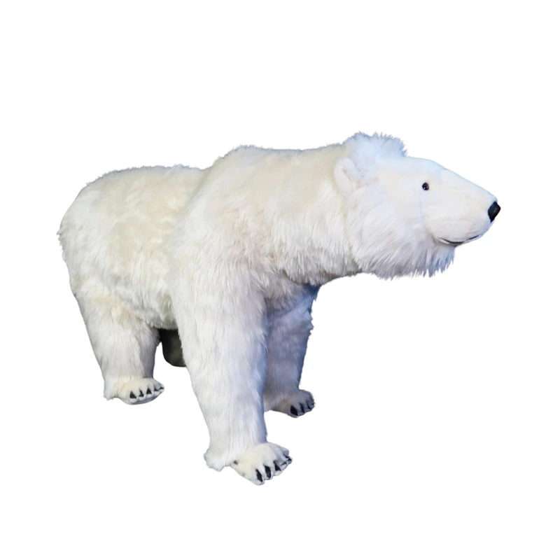 [25221] OURS POLAIRE 4 PATTES 1,8M