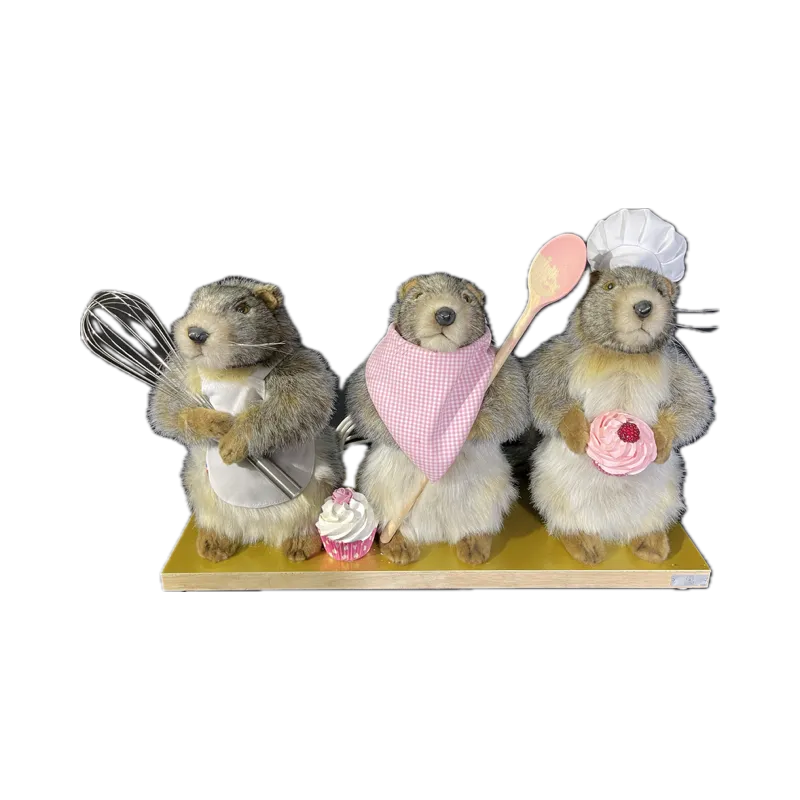 [24782US] THREE MARMOTS COOKING