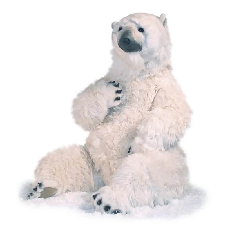 [80119] SITTING POLAR BEAR - 2 PAWS